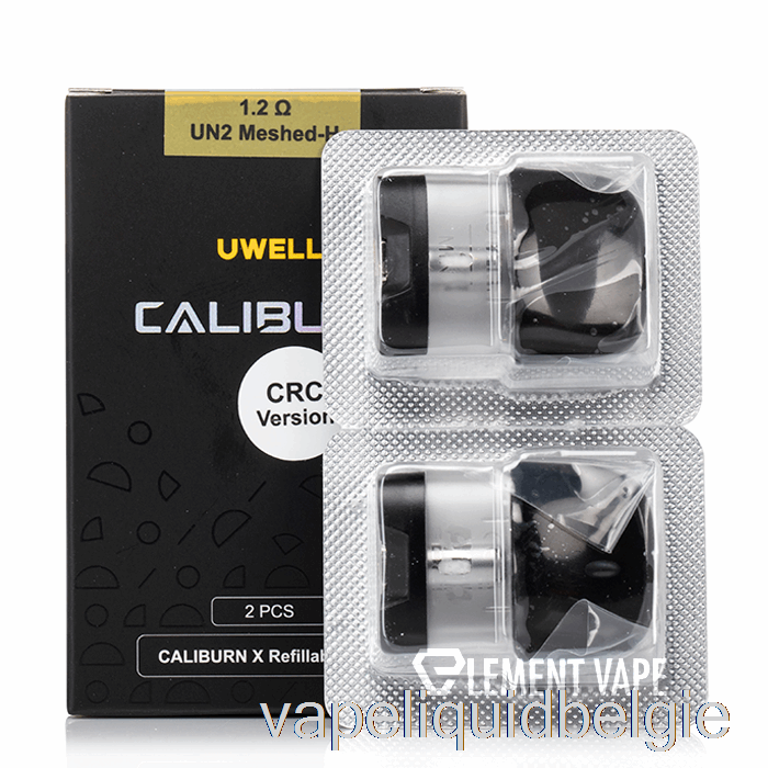 Vape-vloeistof Uwell Caliburn X Vervangende Peulen 3 Ml Pod + 1,2 Ohm Spoel